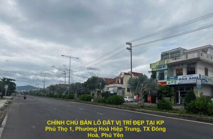 CHÍNH CHỦ BÁN LÔ ĐẤT VỊ TRÍ ĐẸP TẠI KP Phú Thọ 1, Phường Hoà Hiệp Trung, TX Đông Hoà, Phú Yên